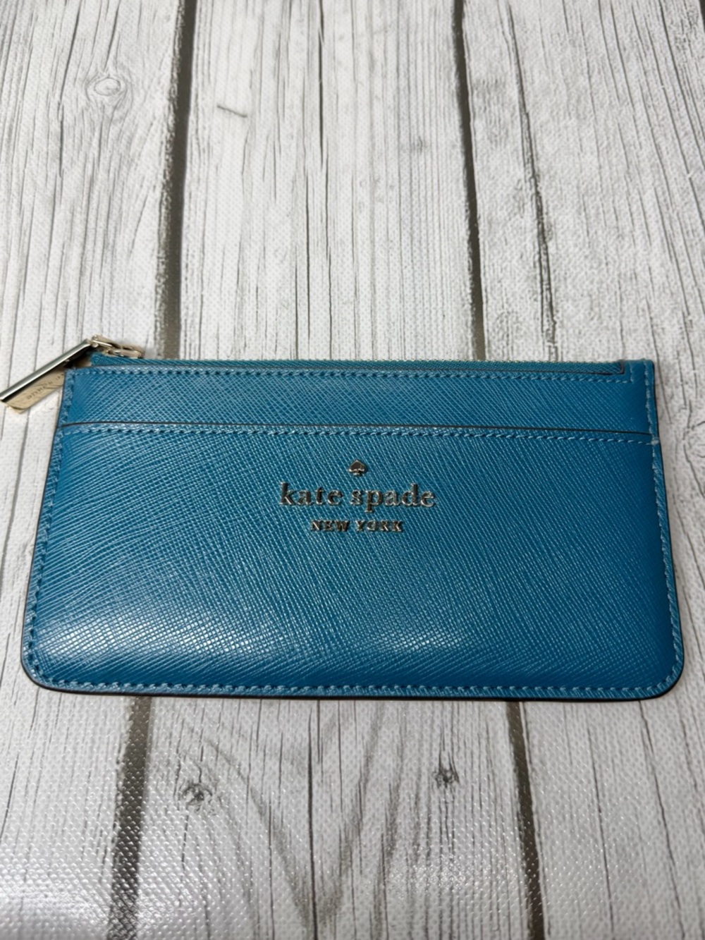 PRE LOVED Kate Spade Bucket Bag & Card Wallet Bundle Pebble Leather Dark Peaco - Picture 13 of 15
